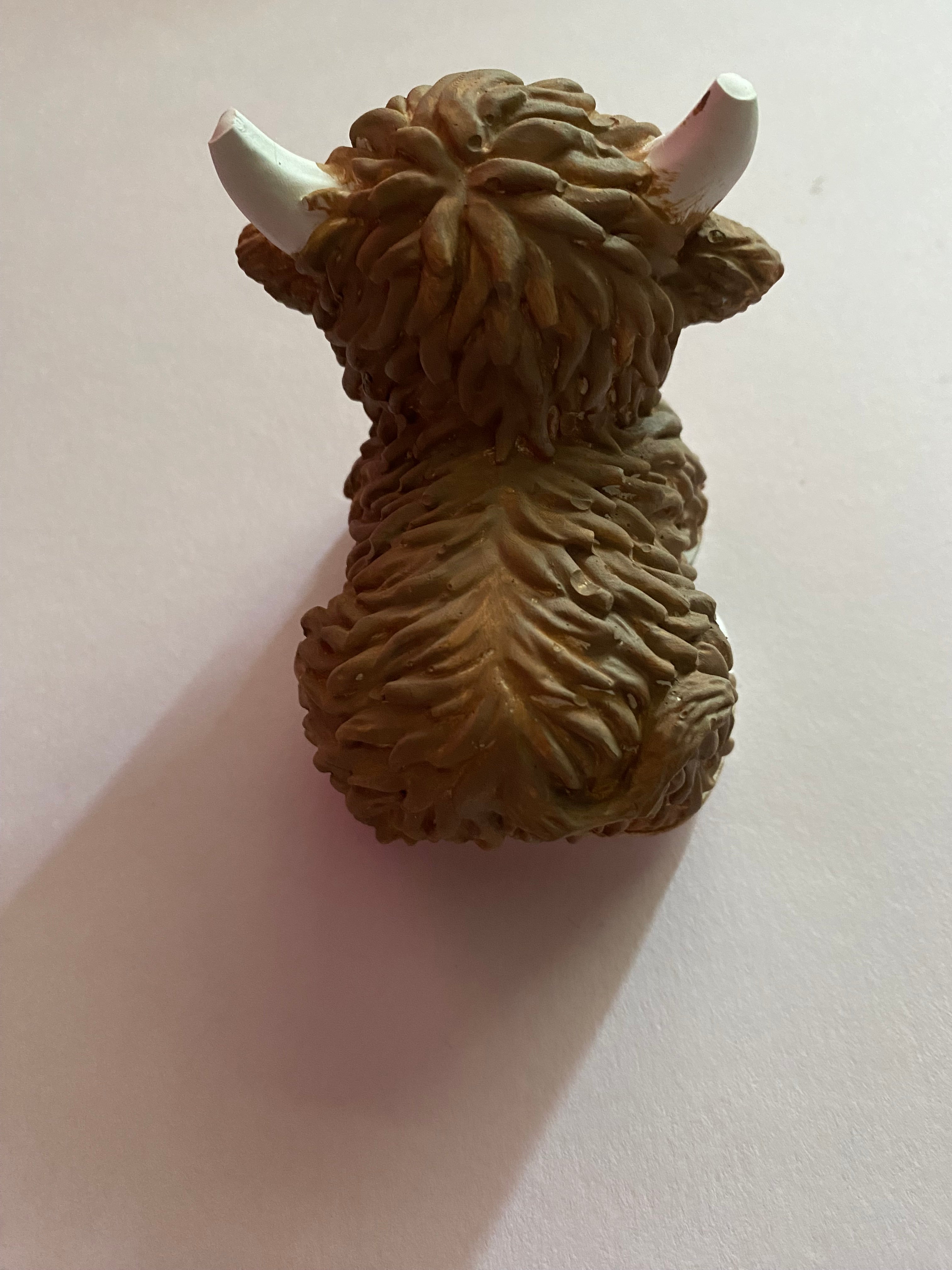 Rustic Highland cow ornaornament