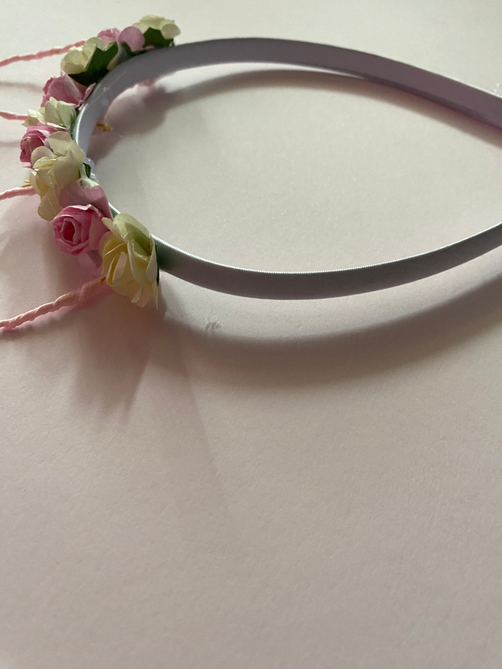 Floral Bunny Ear Headband