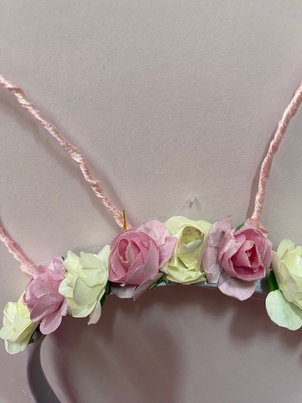Floral Bunny Ear Headband