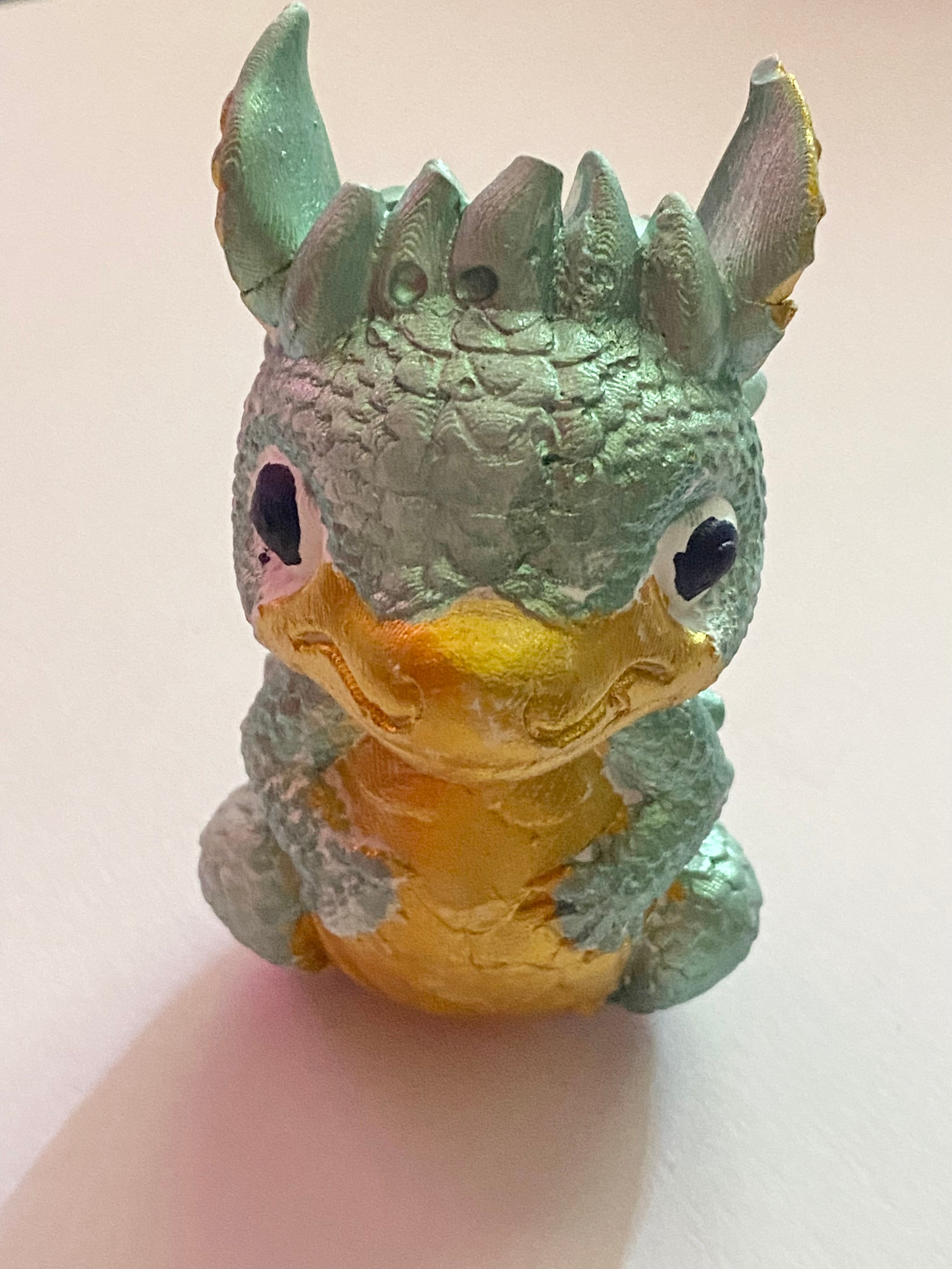 Shimmering Baby Dragon Plaster Ornament