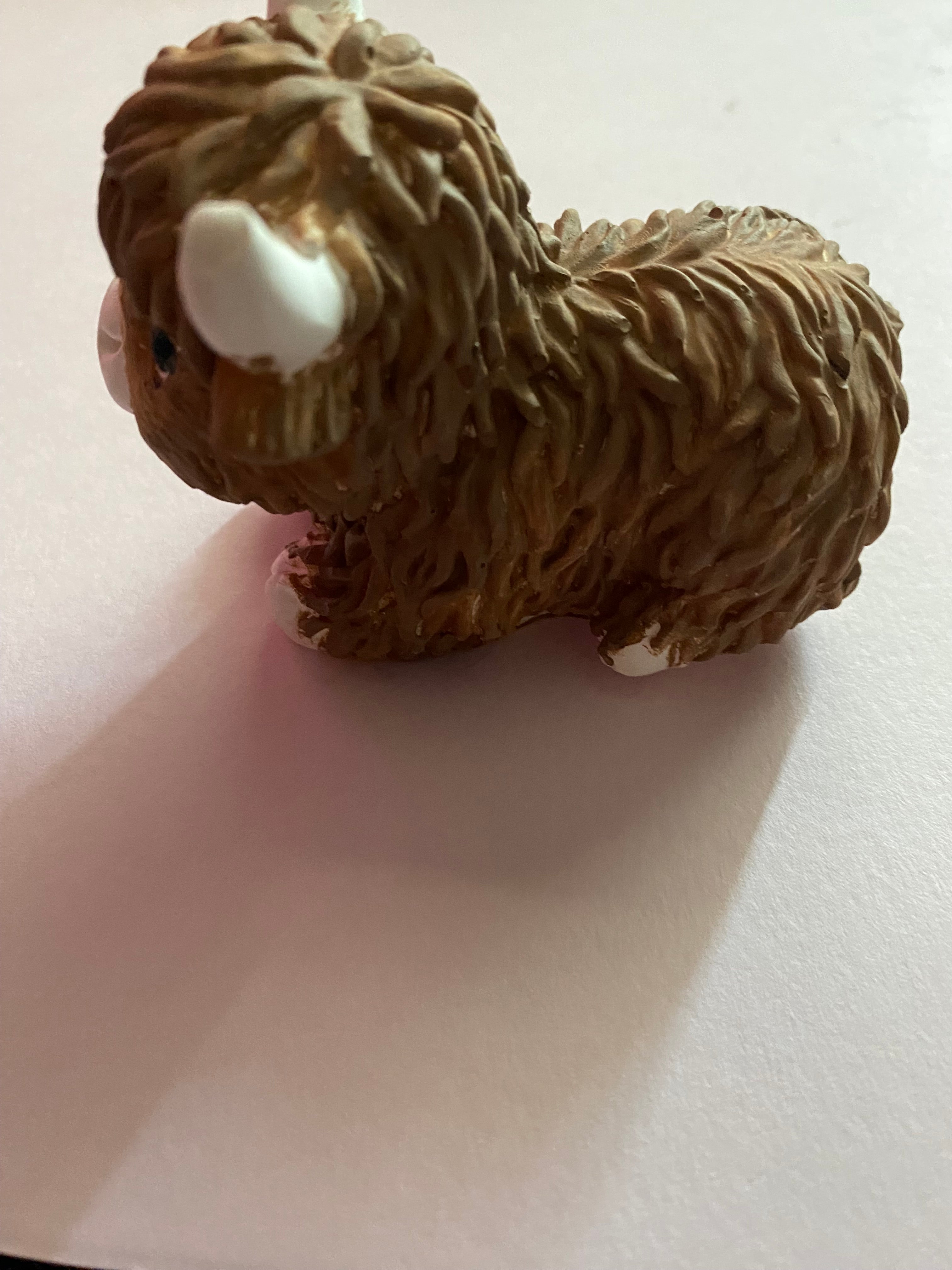 Rustic Highland cow ornaornament