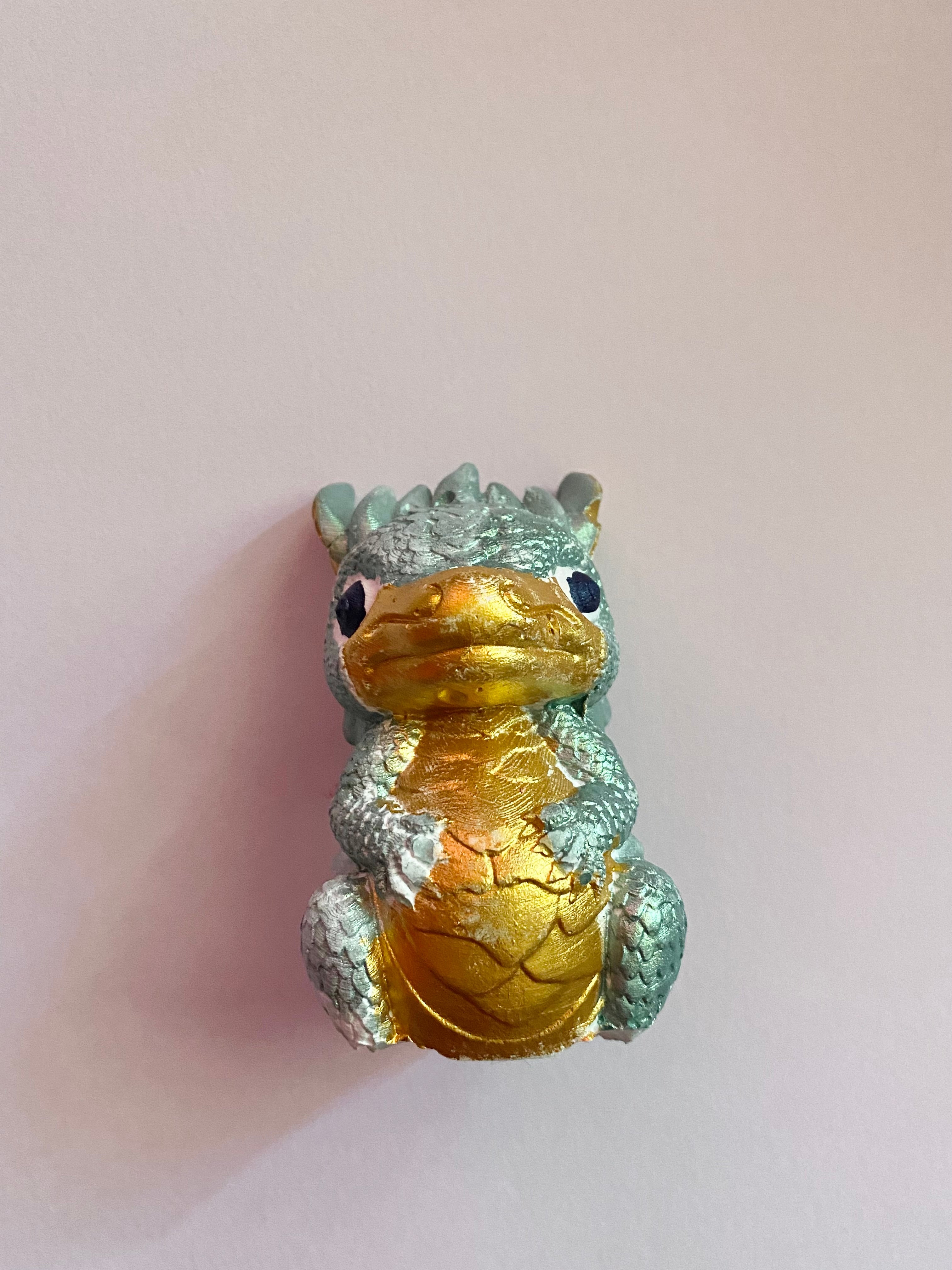 Shimmering Baby Dragon Plaster Ornament