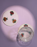 Pink ladybird coaster