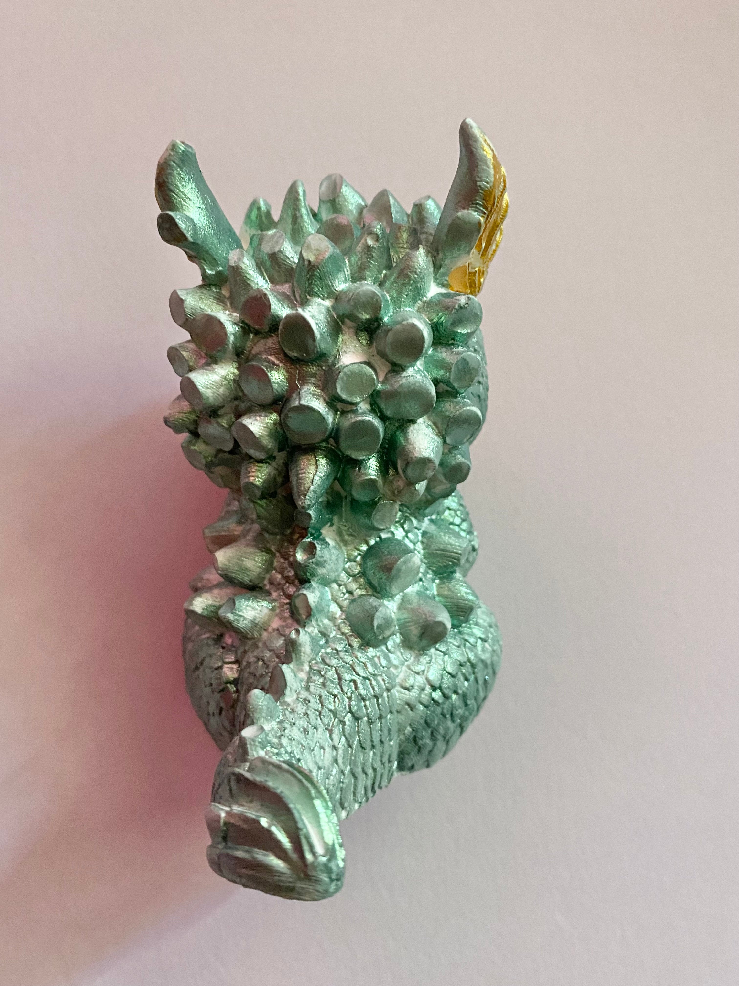 Shimmering Baby Dragon Plaster Ornament