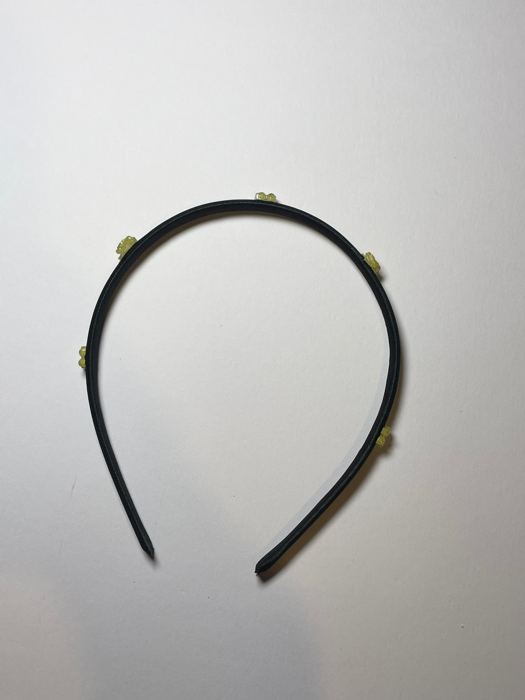 Black and gold butterfly and rose headband