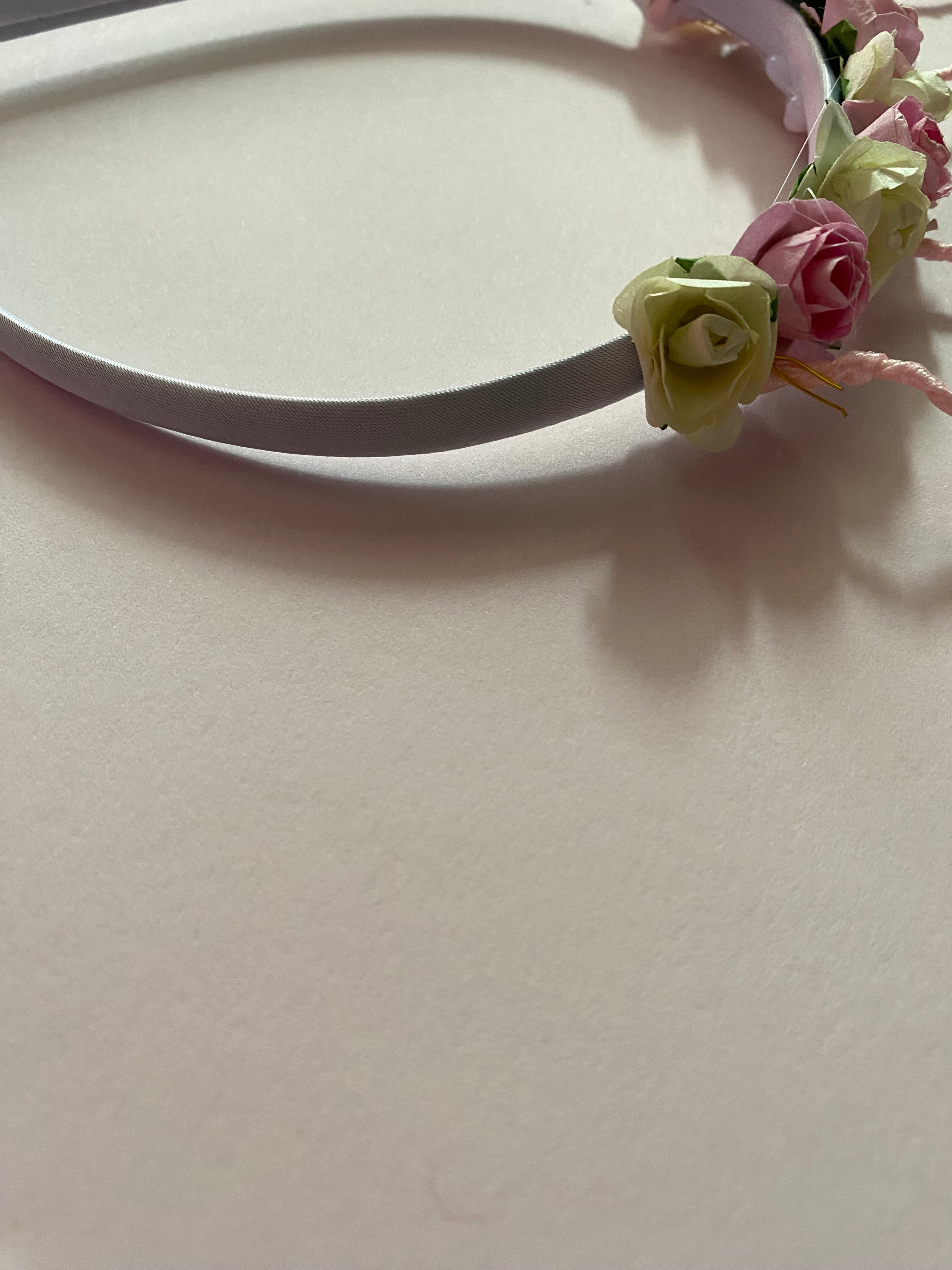 Floral Bunny Ear Headband