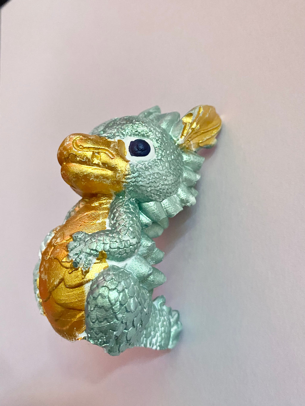 Shimmering Baby Dragon Plaster Ornament