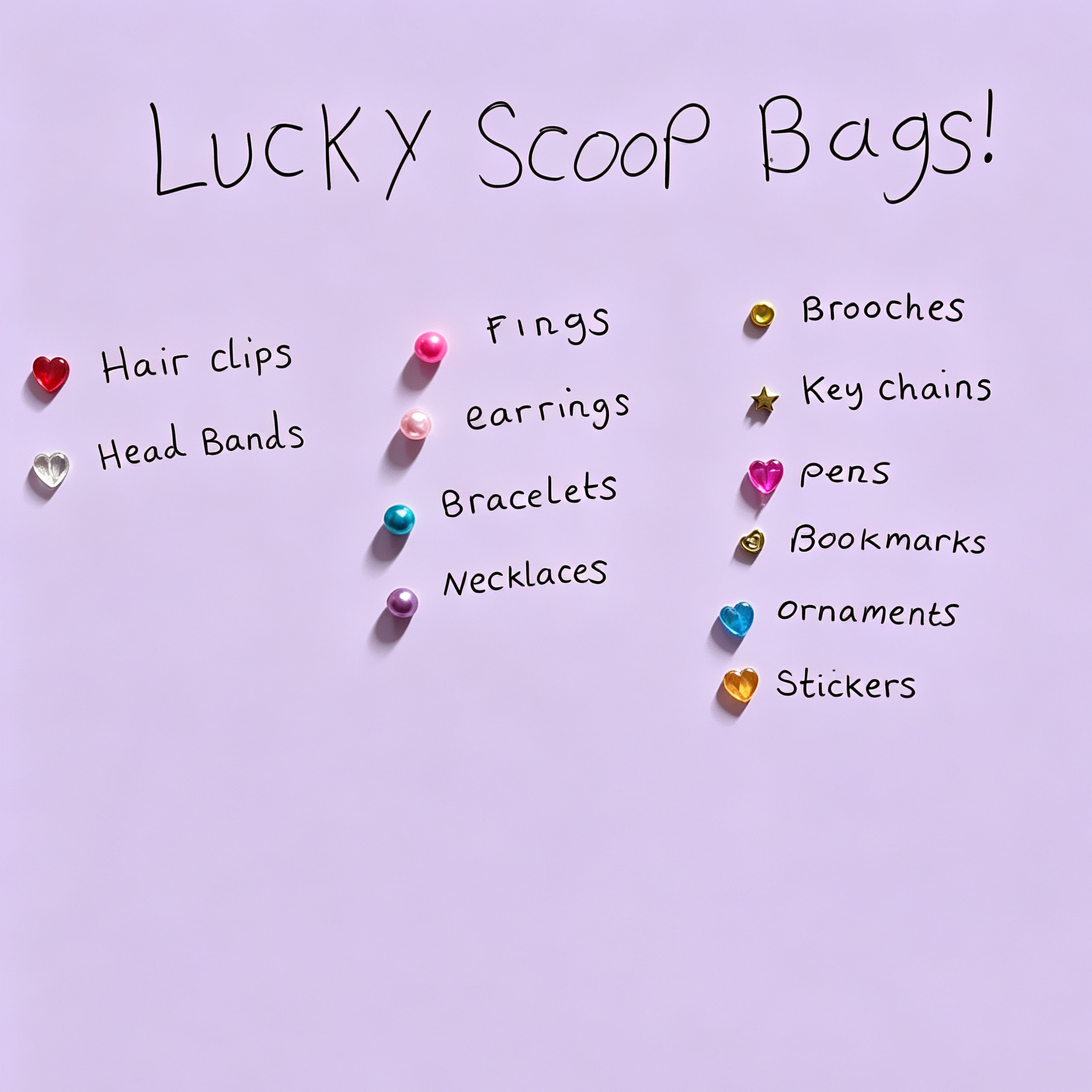 Mystery bags/ lucky scoops (3-7items)